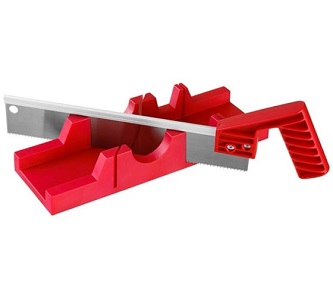 Стусло "Зубр" пластмассовое 650*350мм, с пилой 300мм, набор!!!