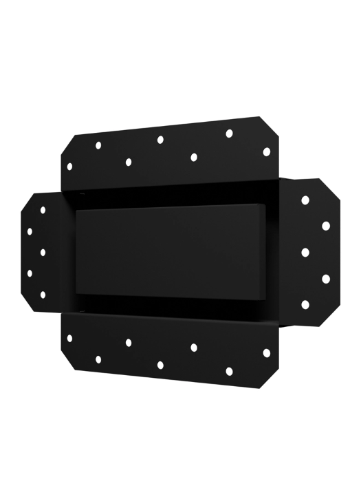 Решетка вентиляционная SGR 200х100 окраш.сталь Matt black ERA