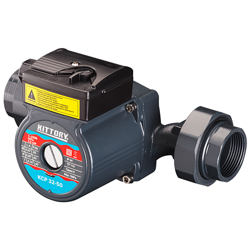 Насос циркуляционный KCP32-50 220В, 40/60/85Вт, максимальный напор 2,5/3,8/4,5м, "Kittory"