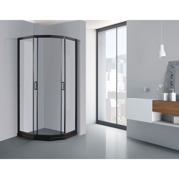 Душевыое ограждение "Zili Do С3011 Баст", 900*900*1900мм, размер под поддон, стекло 4мм