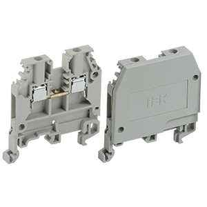 Зажим наборный "ИЭК" ЗНИ-2,5мм2 "JXB24A" серый