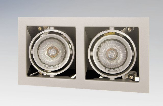 Светильник потолочный 214027 CARDANO  16Х2  MR16/HP16 ТИТАН
