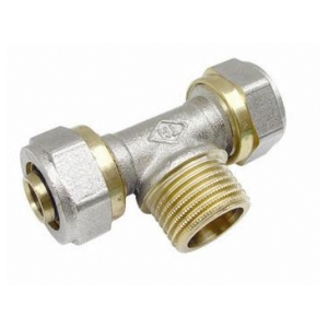 Тройник европейский стандарт 20мм*3/4н*20мм