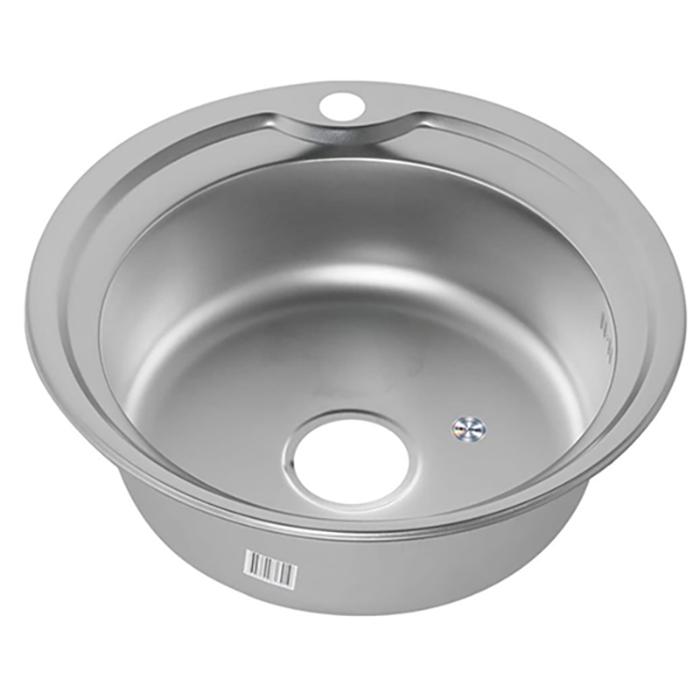 Мойка нержавеющая врезная 510*170*0,6мм "Melana", круглая, с выпуском 3 1/2, с сифоном