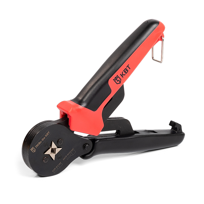 Пресс-клещи ПКВк-6м, cечение втулочных нак-в НШВИ 0.25-6 мм² Практик "КВТ"