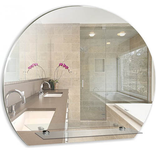 Зеркало "Елена" 570*480мм с полкой