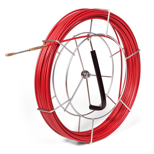 Протяжка-стеклопруток "Fortisflex FGP-4.5/50МК (кр)" в бухте 50метров, в стальной катушке