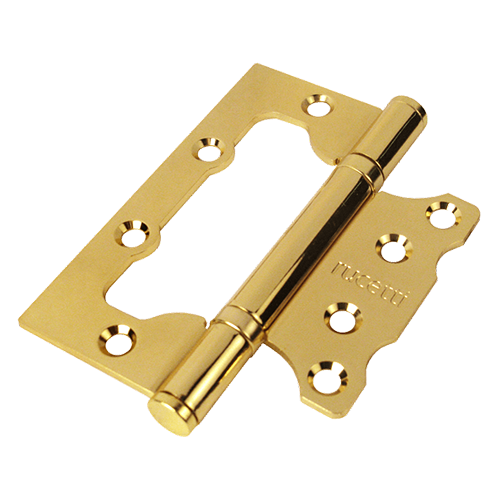 Петля универсальная без врезки "RFH - PG", 100*75*2,5мм, "Золото"