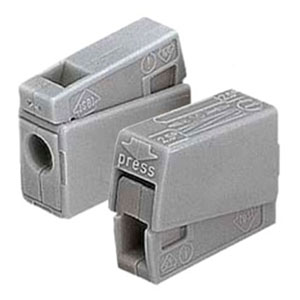 Клемма "WAGO" 224-111 с пастой серая 2,5мм2