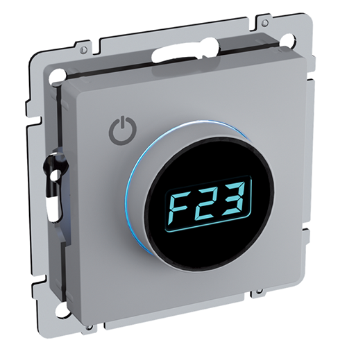 Термостат электронный "BRITE" с индикацией ТС10-1-БрБ, бел. "IEK"