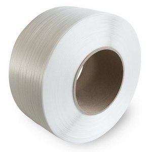 Лента ПП 15*1,0*1,2км (270кгс), для упаковки (белая)