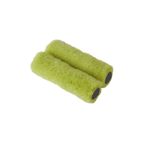 Ролик 150мм, полиакрил зеленый, ворс 12мм, ролик d=15мм, ручка d=6мм, (2шт./уп.), Decor