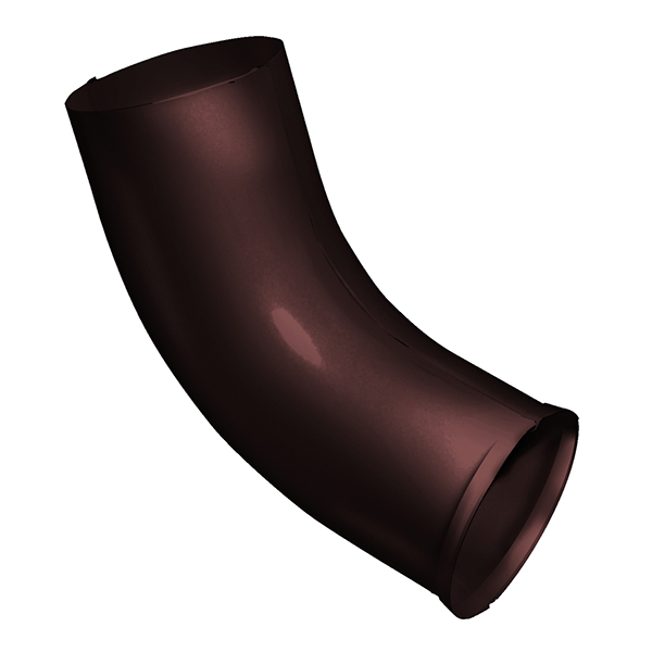 Металлическое колено стока "Шоколад" "Grand Line" d=100