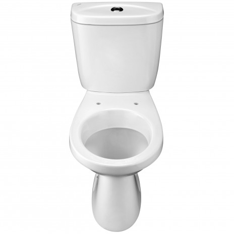 Унитаз-компакт "Анимо" вертикальный выпуск, нижняя подводка  с крышкой