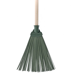 Метла полипропиленовая веерная с черенком