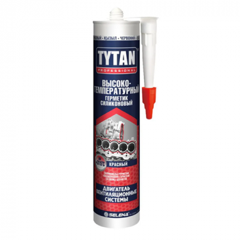 Герметик высокотемпературный "Tytan Professional", 310мл красный