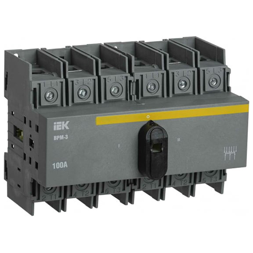 Выключатель-разъединитель ВРМ-3 3P 100A "ИЭК