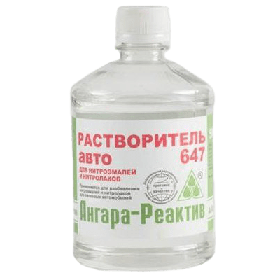 Растворитель №647 &quot;Ангара-Реактив&quot;, 0,5л