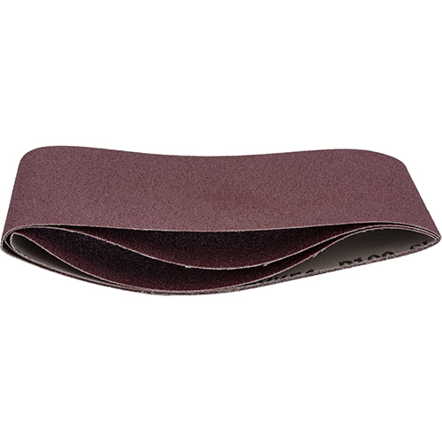 Лента для ЛШМ бесконечная на тканевой основе  P100(№12), 75*457мм,  Bohrer (прокаленный оксид алюминия), 3шт/уп