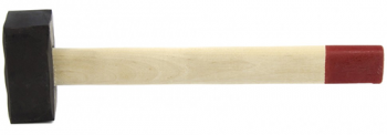 Кувалда 2кг, кованная головка, деревянная ручка