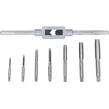 Набор метчиков "Сибртех" М3-М12, 8 предметов