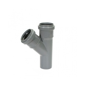 Тройник для внутренней канализации РР d50/40*45°
