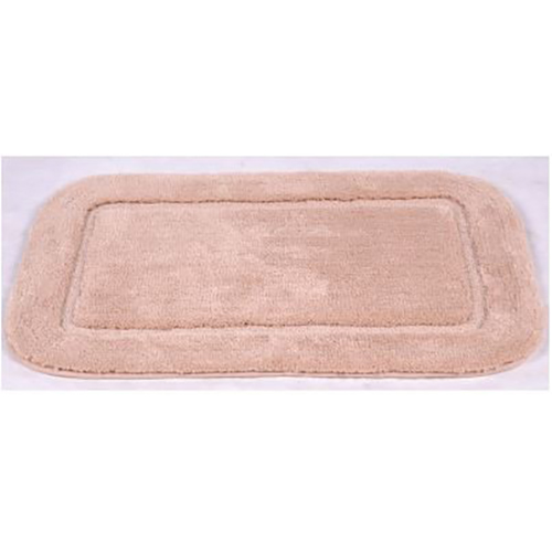 Коврик для ван. комн. “Lux Border” ПЛЮШ 50*80 (100% хлопок) Beige