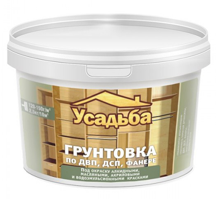 Грунтовка по ДВП, ДСП, OSB, фанере под окраску "Диола", 1кг