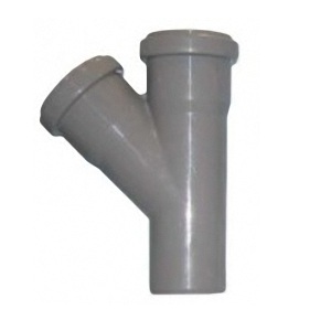 Тройник для внутренней канализации РР d50/50*45°