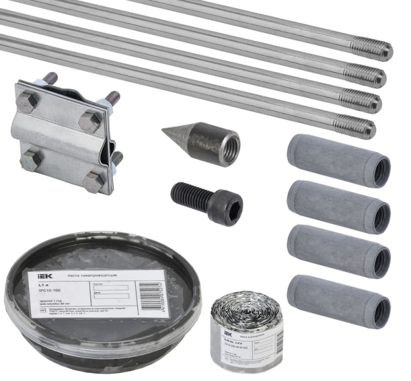 Комплект заземления 6/16 оцинкованная сталь "ИЭК"