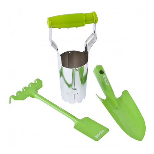 Набор огородника: конус посадочный, мотыжка комбинированная с граблями, посадочный совок!!!