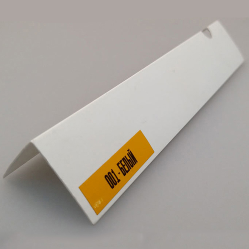 Угол ПВХ KU, 10*10мм, L=2,7м, "Белый"