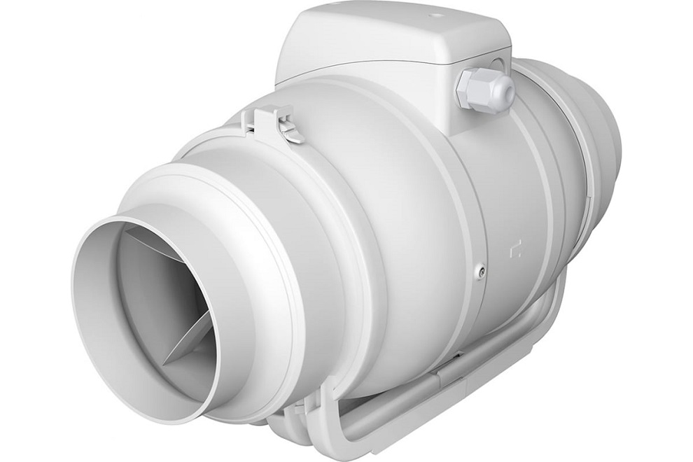 Вентилятор "Era" приточно-вытяжн."TYPHOON 100" D100, 25Вт, 250м3/час, осевой канальный, пласт