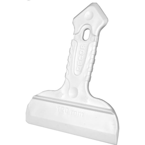 Шпатель 120мм, двусторонний, резиновая ручка, Decor, Россия