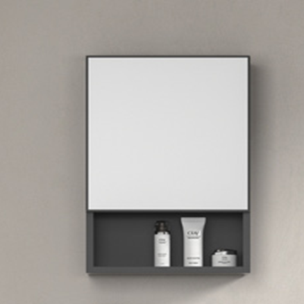 Шкаф с зеркалом Solomon T4029-43, серый, 430мм