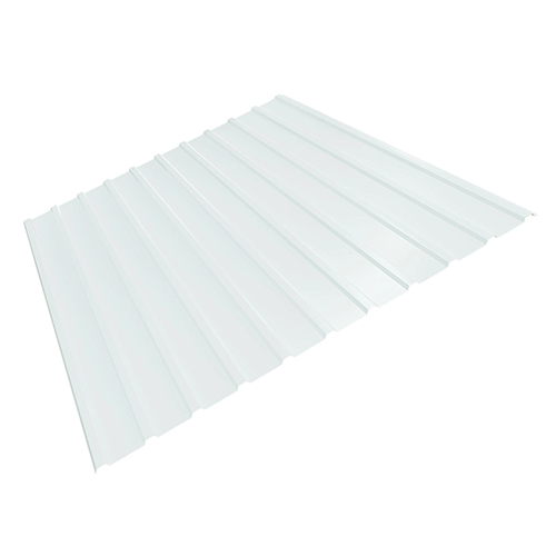 Профнастил С-10 оцинкованный белый 6000*1150*0,45мм, RALL9003, 6,828м2