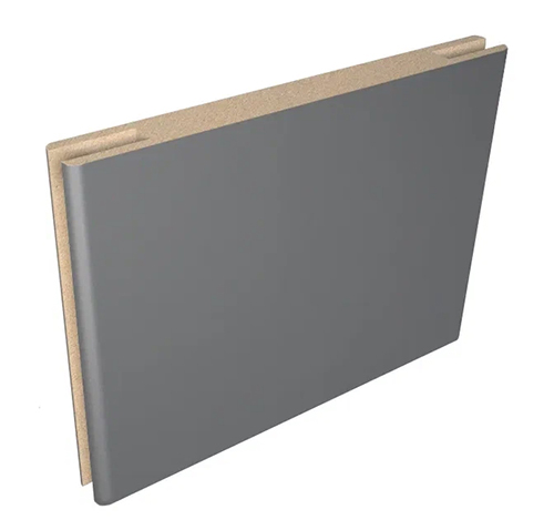 Доборная планка , 150*2050*10мм (3), телескопическая ПВХ, "Эмалит графит" Флайдорс