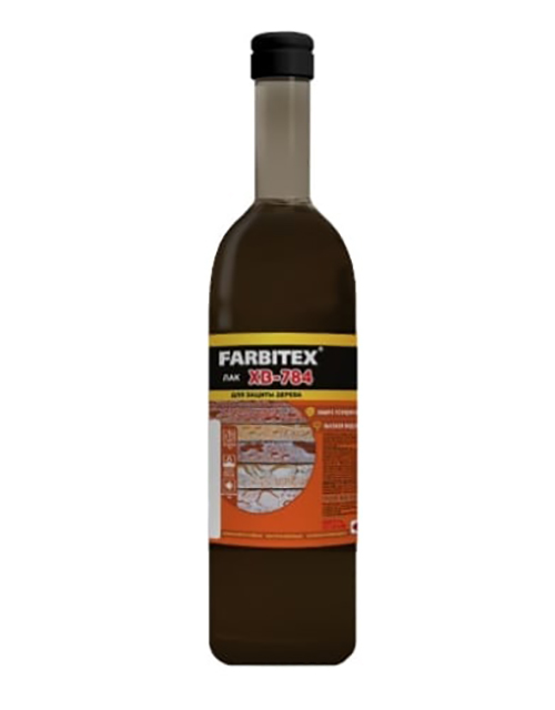 Лак &quot;FARBITEX&quot; ХВ-784 &quot;Палисандр&quot;, 0,5л, стекло