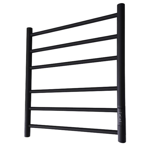 Электрический полотенцесушитель "Маргроид Электро" лесенка В10 , 80Вт, 600*400мм с таймером, черный металл, без шнура