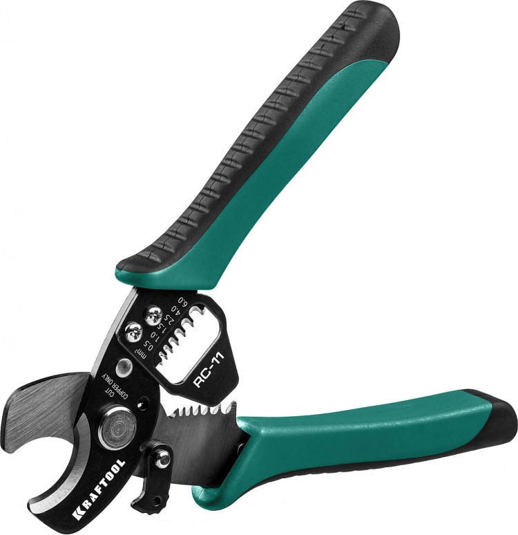 Кабелерез "KRAFTOOL" 2в1, RC-11