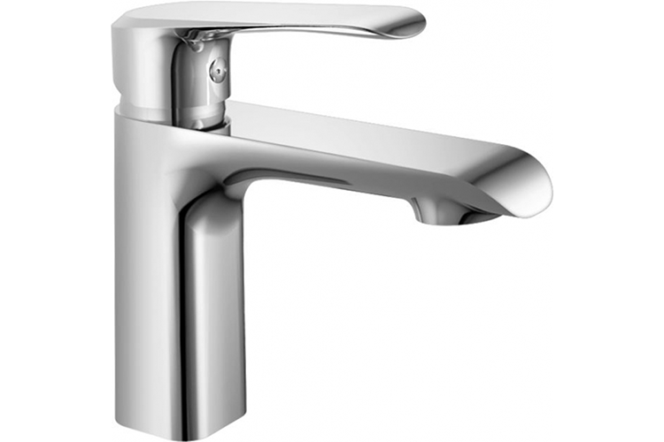 Смеситель "RUSH" для умывальника "Gozo GZ3735-11", однорычажный, хром, с подводкой