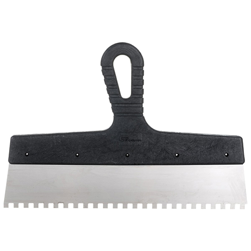 Шпатель Сибртех, нержавеющая сталь 300мм, зуб 6*6мм