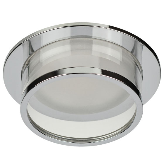 Светильник встраиваемый декоративный ЭРА DK99 CH под лампу MR16 GU5.3 хром