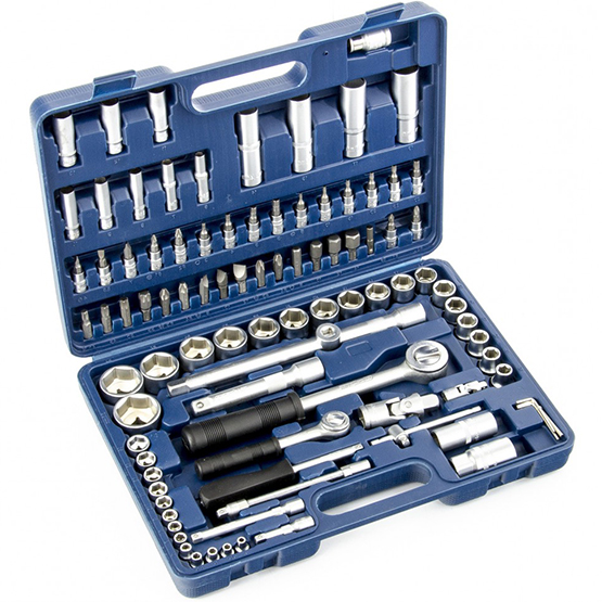 Набор инструмента 1/2", 1/4" 94 предмета, Сибртех!!!