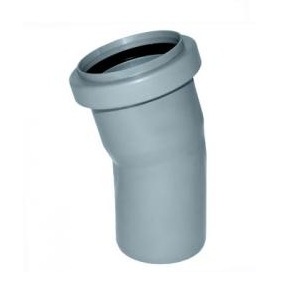 Отвод для внутренней канализации d50 15°