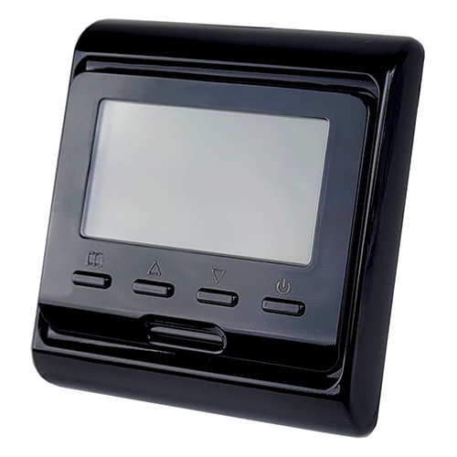 Терморегулятор E 51.716 черный 3,5кВт скрытой установки, Wi-Fi, 86*95*45мм