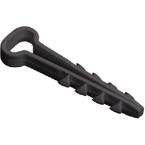 Дюбель-хомут, нейлон, черный ДХП 5х8  "ИЭК"