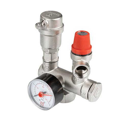 Группа безопасности котла до 3 бар со шкалой 0-4 бар 1&quot; VALTEC