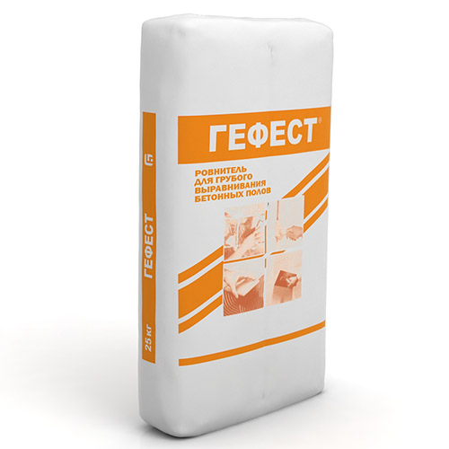 Ровнитель для пола &quot;Гефест грубый&quot;, ПЦС для стяжки, 25кг