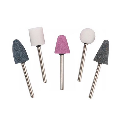 Шарошки абразивные, 5шт, хвостик 3мм